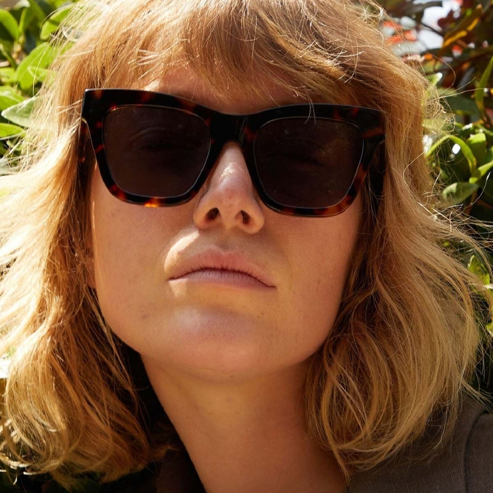 Clare V. Heather Sunglasses in Tortoise